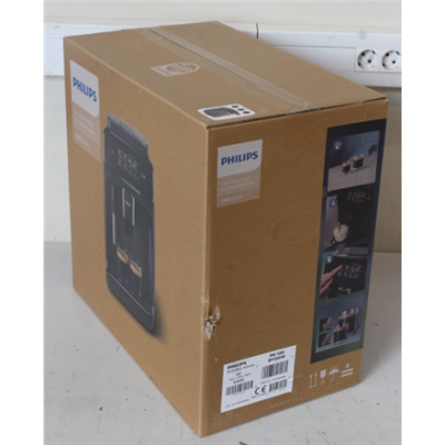 SALE OUT. Philips Espresso Coffee maker Series 1200  |  EP1224 / 00  |  Pump pressure 15 bar  |  Built-in milk frother  |  Fully automatic  |  1500 W  |  Light Gray  |  DAMAGED PACKAGING