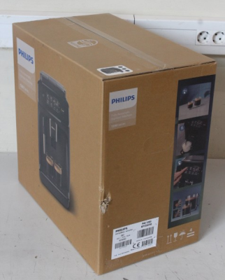 SALE OUT. Philips Espresso Coffee maker Series 1200  |  EP1224 / 00  |  Pump pressure 15 bar  |  Built-in milk frother  |  Fully automatic  |  1500 W  |  Light Gray  |  DAMAGED PACKAGING