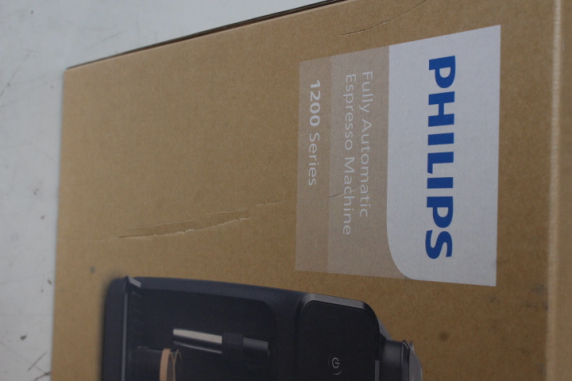 SALE OUT. Philips Espresso Coffee maker Series 1200  |  EP1224 / 00  |  Pump pressure 15 bar  |  Built-in milk frother  |  Fully automatic  |  1500 W  |  Light Gray  |  DAMAGED PACKAGING