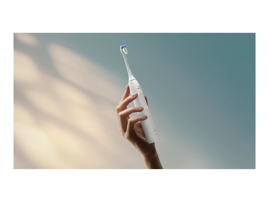 Philips Sonic elektriskā zobu birste  |  HX7108 / 01 Sonicare sērija 5300  |  Uzlādējama  |  Pieaugušajiem  |  Iekļauto zobu birstu skaits 1  |  Zobu tīrīšanas režīmu skaits 1  |  Balts