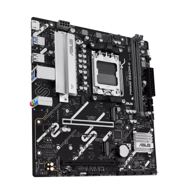 Asus PRIME B840M-K  |  Processor family AMD  |  Processor socket AM5  |  DDR5  |  Supported hard disk drive interfaces SATA, M.2  |  Number of SATA connectors 2