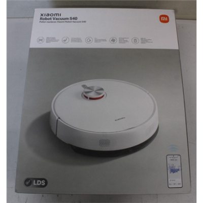 SALE OUT. Xiaomi Robot Vacuum S40 EU  |  Xiaomi Robot Vacuum S40 EU  |  Wet&Dry  |  5200 mAh  |  Dust capacity 0.52 L  |  10000 Pa  |  White  |  DAMAGED PACKAGING  |  24 month(s)