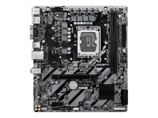 Gigabyte H810M S2H GEN5  |  Processor family Intel  |  Processor socket LGA1851  |  DDR5  |  Supported hard disk drive interfaces SATA, M.2  |  Number of SATA connectors 4
