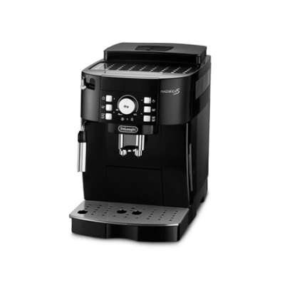 Delonghi  |  Automātiskais kafijas automāts ar piena putotāju  |  Magnifica S ECAM21.117.B  |  15 bar  |  1450 W  |  Melns