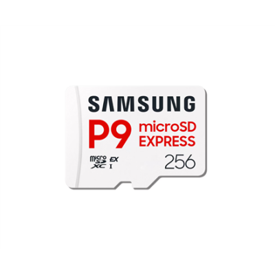 Samsung P9 Express  |  MicroSD Card  |  256 GB  |  microSDXC  |  Flash memory class U3, V30, A1