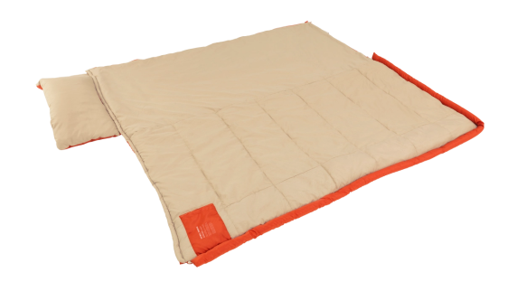 Outwell Contour Lux Red Sleeping Bag - Left zipper
