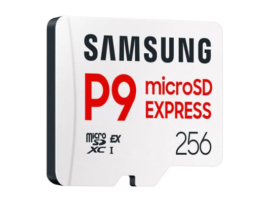 Samsung P9 Express  |  MicroSD Card  |  256 GB  |  microSDXC  |  Flash memory class U3, V30, A1