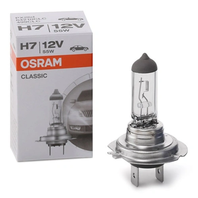 Halogen bulb H7, 12V, 1500Lm, CLASSIC LINE series