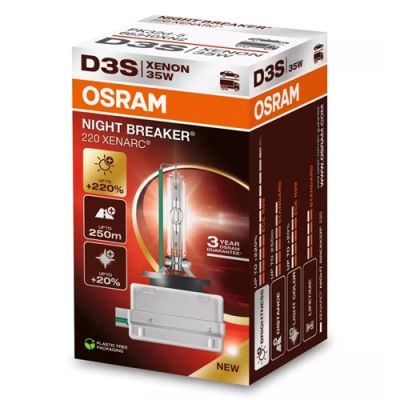OSRAM D3S ksenona spuldze XENARC NIGHT BREAKER 220