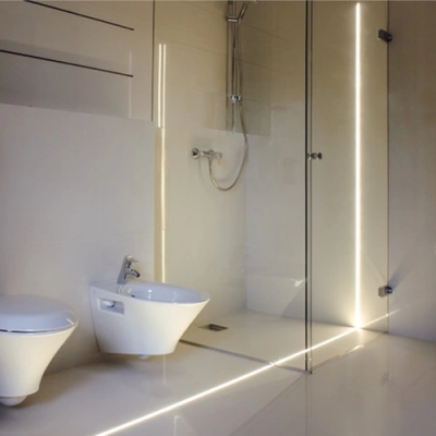 Anodized tile aluminum profile for LED strip HB-55.3X12.8