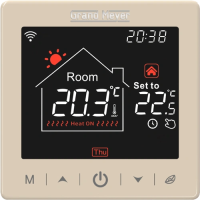 Programmable temperature controller with Wi-Fi remote access SN-15, 16A, 3,6 kW
