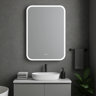 LED mirror with heating function GEMMA, 110 x 70 cm, 2700-6500K, 34W, 3872Lm, IP44
