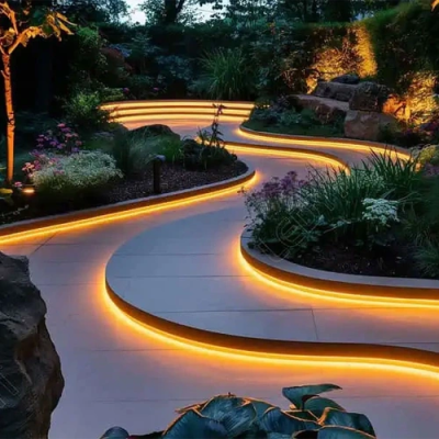 LED lente COB 220V, 3000K, IP67, 11W / m, 810Lm / m