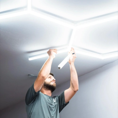 LED Linear light Hexagon, 7W, 440 mm, 840Lm, IP20