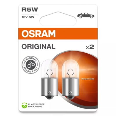 Bulbs R5W, 12V, 5W, ORIGINAL - METAL BASE series