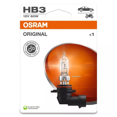 Halogen bulb HB3, 12V, 60W, ORIGINAL LINE series