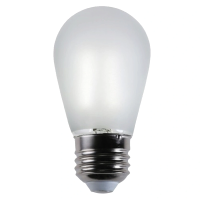 LED Dimmable filament bulb E27, S14, 1W, 80lm, 3000K, 360°