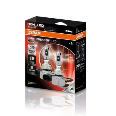 LED bulbs HB4, 10W, 12V, 6000K, NIGHT BREAKER LED SMART series
