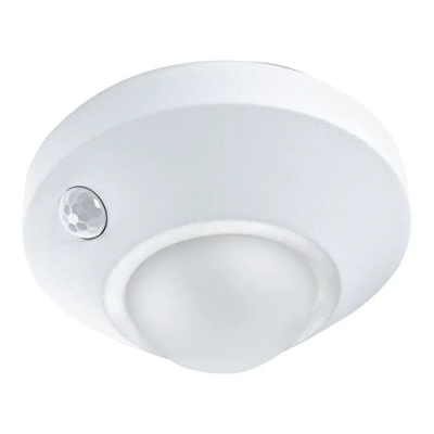 LED light with motion sensor on batteries, 3xAA, 1.7W, 4000K, IP20