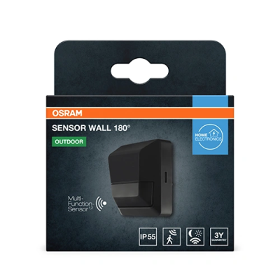Infrared PIR motion sensor 180°, IP55