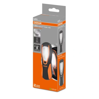 LED Flashlight 3W, 6500K, 180Lm, LEDinspect TASK 180 ESSENTIAL
