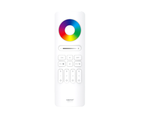 Remote control for LED strip control and 4-zone control, RGB+CCT, 30m, 3V (2 x AAA)