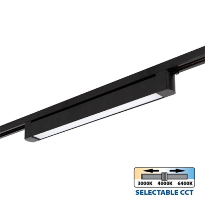 Single-phase track linear light DRAX LED 30W, 3 CCT, 2000Lm, IP20