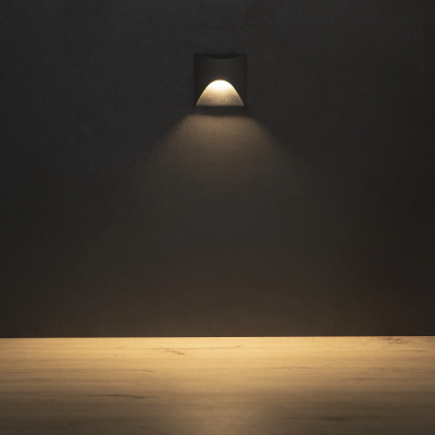 Staircase LED light fitting EXIN LED L GR-WW, 2.5W, 50Lm, 3000K, IP65