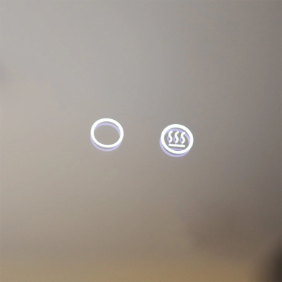 Mirror with LED lighting and anti fog function 50x70 cm, 24W, 3CCT