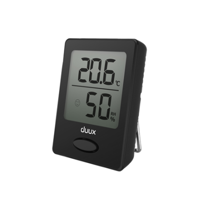 Duux  |  Sense  |  Black  |  LCD display  |  Hygrometer + Thermometer