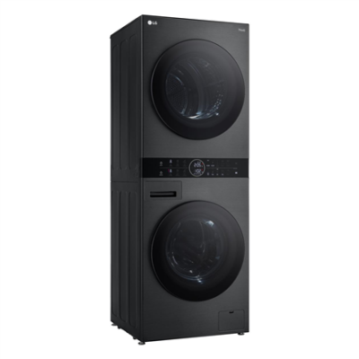 LG Washing machine with dryer  |  WT1210BBF  |  Energy efficiency class A / C  |  Front loading  |  Washing capacity 12 kg  |  1400 RPM  |  Depth 66 cm  |  Width 60 cm  |  Display  |  LED  |  Drying system  |  Drying capacity 10 kg  |  Steam function  |  