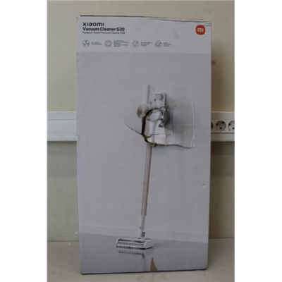 SALE OUT. Xiaomi Vacuum Cleaner  |  G20 EU  |  Cordless operating  |  460 W  |  25.2 V  |  Operating time (max) 25 min  |  White  |  Warranty 24 month(s)  |  DAMAGED PACKAGING