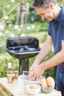 Barbecook ogļu grils Loewy 55, 59.8 x 35.4 x 101 cm  |  BC-CHA-1009  |  Melns