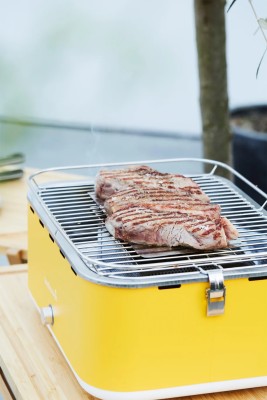 Barbecook ogļu galda grils Carlo, 44 x 33 x 21 cm  |  BC-CHA-1016  |  Dzeltenā saule
