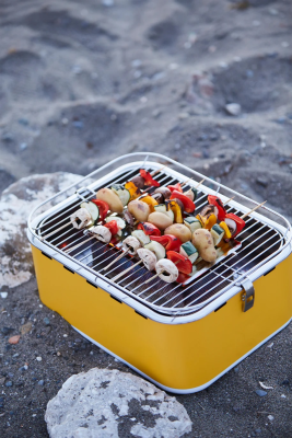 Barbecook ogļu galda grils Carlo, 44 x 33 x 21 cm  |  BC-CHA-1016  |  Dzeltenā saule