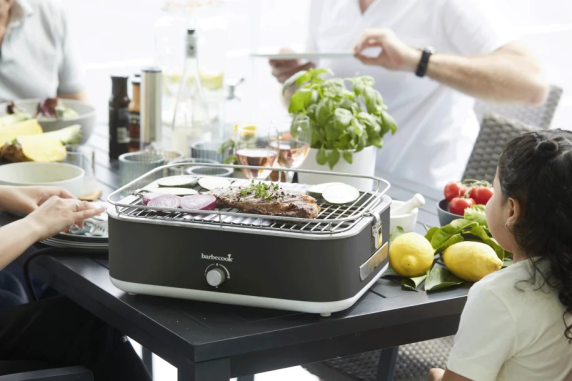 Barbecook Electric Grill E-Carlo  |  BC-ELE-1003  |  Table  |  2500 W  |  Midnight Grey