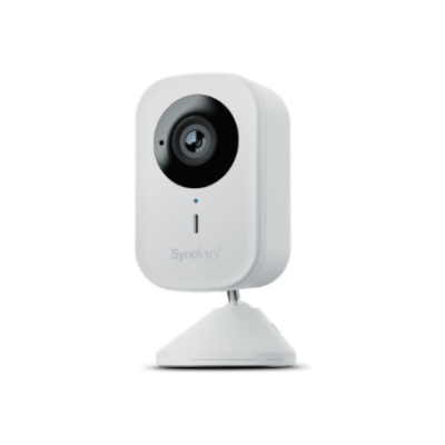 Synology CC400W  |  AI-powered Wi-Fi Camera  |  Cube  |  4 MP  |  F2.0  |  IP65  |  H.264 / H.265  |  MicroSD