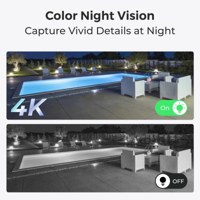 Reolink viedā 4K PTZ PoE drošības kamera ar 16X optisko tālummaiņu