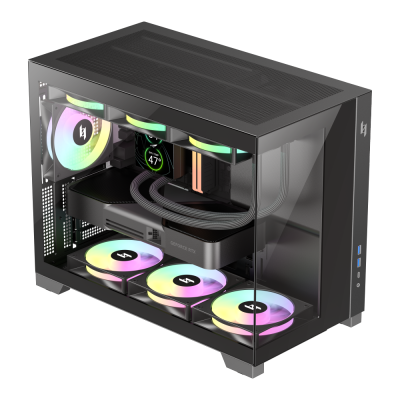 Gamemax Case  |  NEX C33 BK  |  MATX / BTF