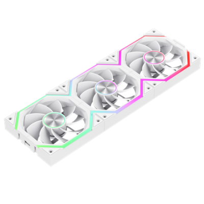 GameMax FN12A-N2 WL-RW  |  Computer Case Fan  |  White