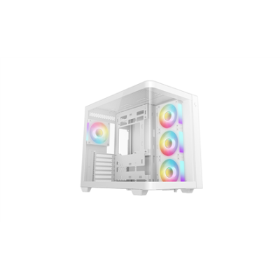 Deepcool Case  |  CG530U 4F WH  |  Whirte  |  Midi Tower