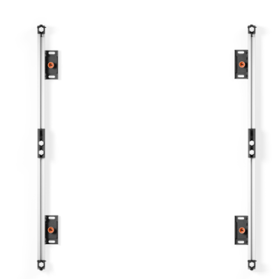 EDBAK ULS2500 Universal LED System for 2 cabinets 500mm  |  Black