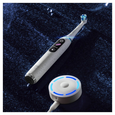 Oral-B  |  Electric Toothbrush  |  iO10 Series  |  Rechargeable  |  For adults  |  Number of brush heads included 1  |  Number of teeth brushing modes 7  |  Stardust White