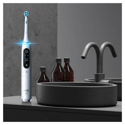 Oral-B  |  Electric Toothbrush  |  iO10 Series  |  Rechargeable  |  For adults  |  Number of brush heads included 1  |  Number of teeth brushing modes 7  |  Stardust White