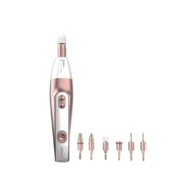 Cecotec elektriskā manikīra un pedikīra komplekts  |  PinkyCare 700 Perfect Nails  |  Nagu urbis  |  Rozā / Balta