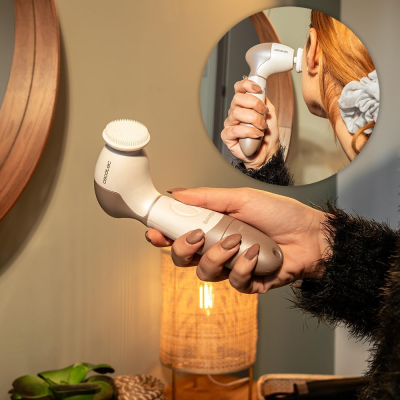 Cecotec sejas attīrīšanas suku  |  FaceCare TotalClean  |  Sejas suka  |  Balta