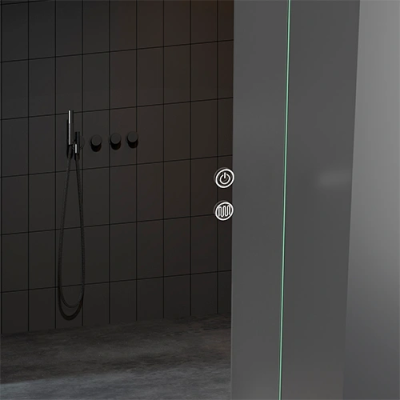 LED mirror with heating function PORTO Medium, 80 x 100 cm, 2700-6500K, 31W, 3509Lm, IP44