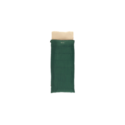 Outwell Contour Prime Зеленый  |  Спальный мешок  |  220 x 85 см  |  -13 до 16 °C  |  Правый молния