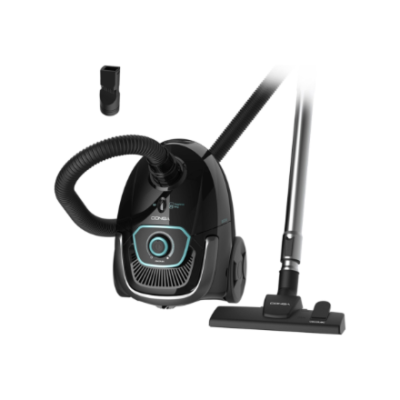 Cecotec Putekļu sūcējs  |  Conga Powerbag 2500 Plus  |  Ar maisu  |  Putekļu ietilpība 2.5 L  |  Jauda 850 W  |  Melns