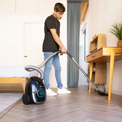 Cecotec Putekļu sūcējs  |  Conga Powerbag 2500 Plus  |  Ar maisu  |  Putekļu ietilpība 2.5 L  |  Jauda 850 W  |  Melns